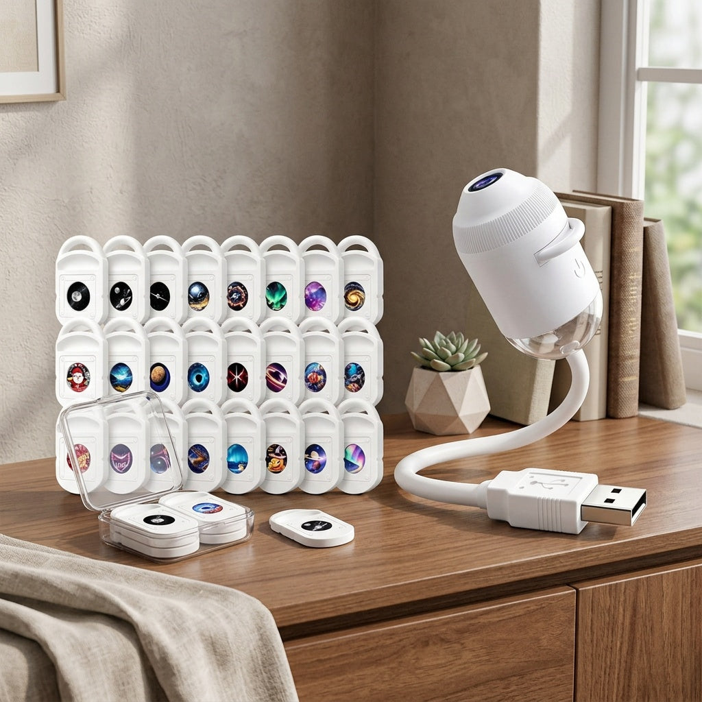 Galaxy Projector Night Light for Bedroom Ambiance